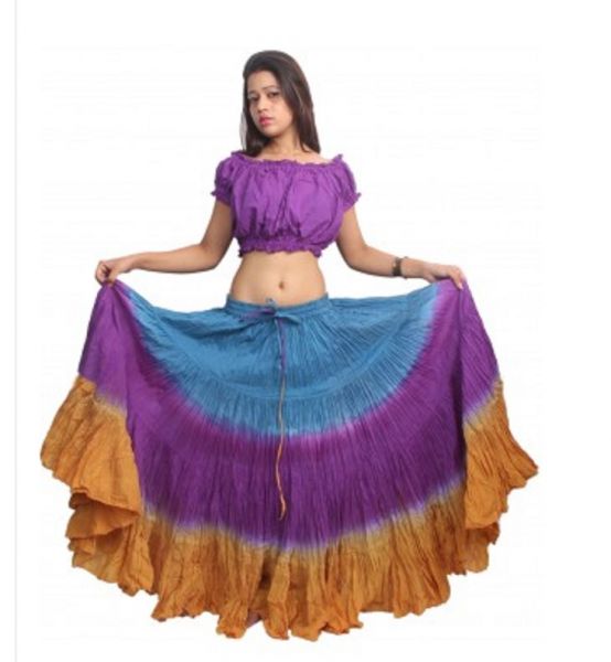 CONJUNTO SAIA E TOP TRIBAL - REF 201050