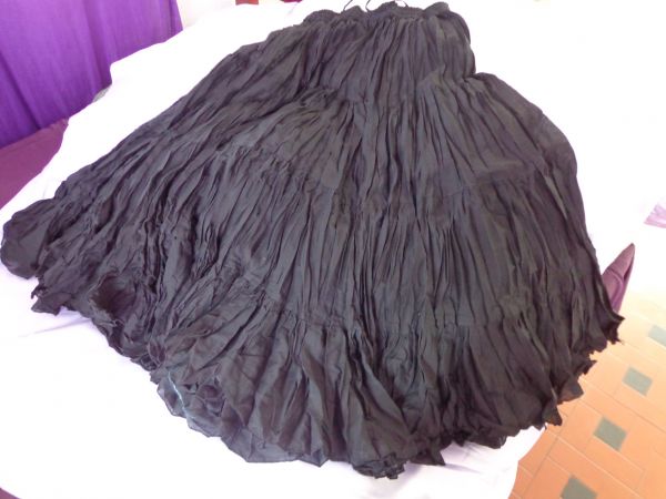 SAIA CIGANA COM ELASTICO NA CINTURA-SC092BR