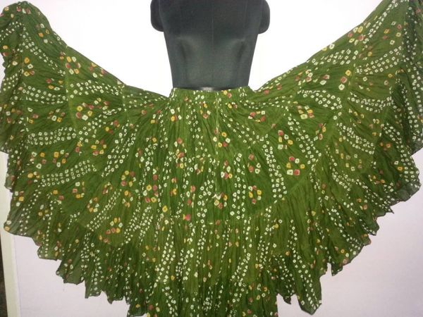 SAIA ALGODÃO INDIANA-ESTAMPA TYE-DYE VERDE -REF 120-PRONTA ENTREGA IMEDIATA