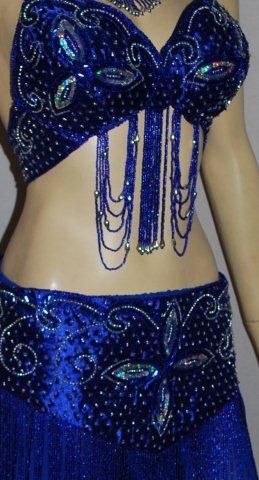 CONJUNTO DANÇA DO VENTRE TOP E PALA BORDADA-REF CJB 01050BR