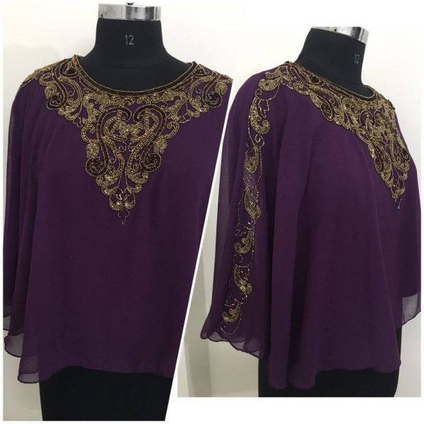 KAFTAN INDIANO BORDADO GOLA REDONDA -AMEIXA